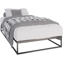 CLP Metalen Bed Scala 200x100x25 Cm - Zwart