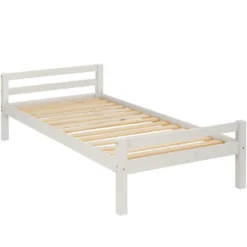 Alpi - Kinderbed 90x200 Cm Wit Grenen