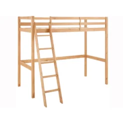 Alpi2 - Mezzanine Bed 90x200 Cm In Grenen