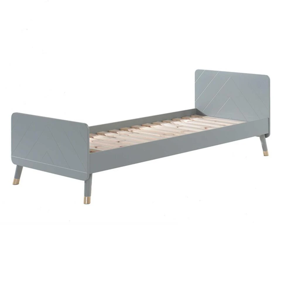 Bed Billy 90x200 - Grijs 1 Bed Billy 90x200 - Grijs