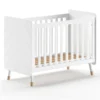 Babybed Billy - 60x120x93 Cm - Satijnwit