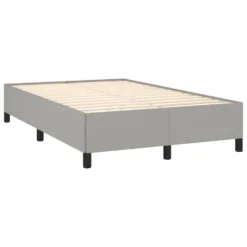 VidaXL - Bed Frame Zonder Matras - Lichtgrijs - Stof - 120x200 Cm
