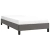 VidaXL - Eenpersoonsbed - Grijs - Kunstleer - 90x200 Cm
