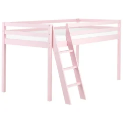 ASCOUX - Kinderbed - Roze - 90 X 200 Cm - Dennenhout