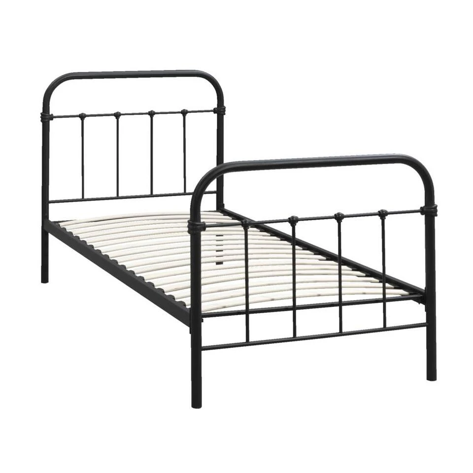 Bed Anne - Mat Antraciet - 90x200 Cm 3 Bed Anne - Mat Antraciet - 90x200 Cm - Afbeelding 3