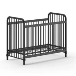 Vipack Babybed Bronxx - 60x120cm - Mat Zwart