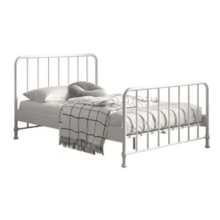 Vipack Bed Bronxx - Wit - 140x200 Cm