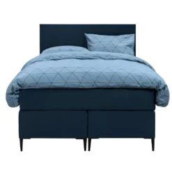 Boxspring Liv Egaal - Blauw - 120x200 Cm - Slanke Poot