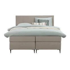 Boxspring Liv Egaal - Beige - 180x200 Cm - Slanke Poot