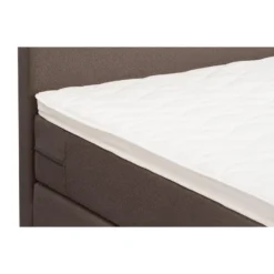 Boxspring Liv Egaal - Donkerbruin - 160x200 Cm - Ronde Poot -VIDAXL Winkel 12848815 9001