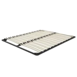 BASIC - Lattenbodem - Zwart - 140 X 200 Cm - Staal