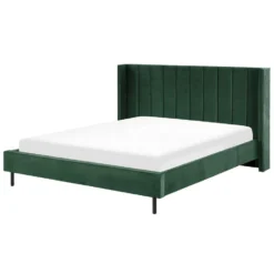 VILLETTE - Tweepersoonsbed - Groen - 180 X 200 Cm - Fluweel