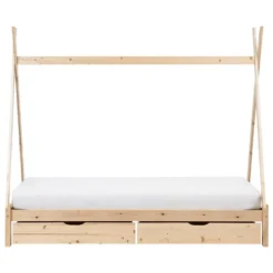 DEVAY - Kinderbed - Lichtbruin - 90 X 200 Cm - Dennenhout -VIDAXL Winkel 23adb9802b6b47188583d58433227d40