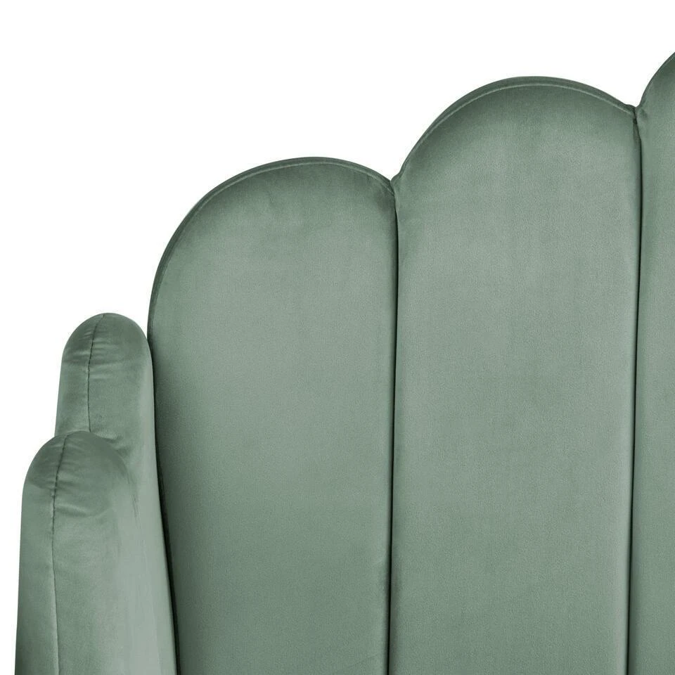 AMBILLOU - Tweepersoonsbed - Groen - 180 X 200 Cm - Fluweel 8 AMBILLOU - Tweepersoonsbed - Groen - 180 X 200 Cm - Fluweel - Afbeelding 8