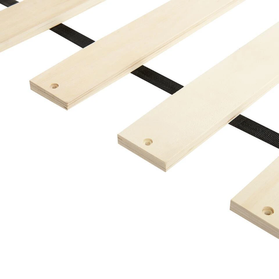 BOUSSICOURT - Tweepersoonsbed - Lichtbruin - 160 X 200 Cm - Rubberhout 10 BOUSSICOURT - Tweepersoonsbed - Lichtbruin - 160 X 200 Cm - Rubberhout - Afbeelding 10