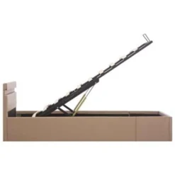 VidaXL - Bed Met Opbergruimte En LED - Cappuccino - Kunstleer - 160x200 Cm -VIDAXL Winkel 28ce7506b38545dfb70e6b9ff1970201