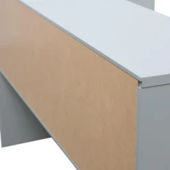 WOOOD Connect Hoekbed - Grenen - Betongrijs - 60x213x118 -VIDAXL Winkel 31e27046433a4d9184334c3b271252f6