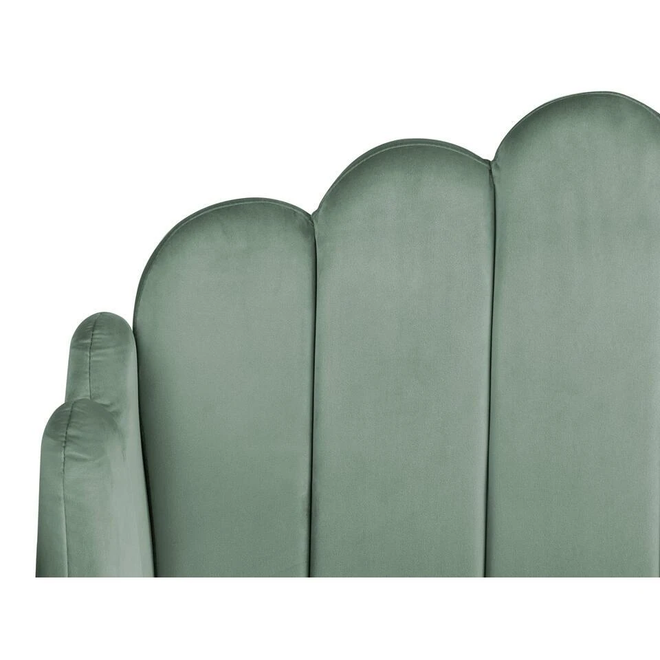 AMBILLOU - Tweepersoonsbed - Groen - 180 X 200 Cm - Fluweel 7 AMBILLOU - Tweepersoonsbed - Groen - 180 X 200 Cm - Fluweel - Afbeelding 7