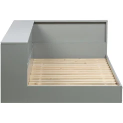 WOOOD Connect Hoekbed - Grenen - Betongrijs - 60x213x118 -VIDAXL Winkel 4404aef5a6d441499a2f7dc57bbdeca4