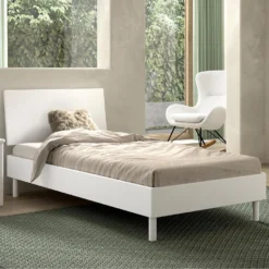 Eenpersoonsbed Forrest 90x200cm - Massief Beukenhout - Wit -VIDAXL Winkel 4c0f14f108de4fb79f912077c5cd7c39