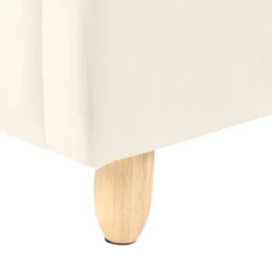 BELLEVUE - Eenpersoonsbed - Lichtbeige - 90 X 200 Cm - Fluweel -VIDAXL Winkel 603d748e9e22491cab3aca0edc2a3681