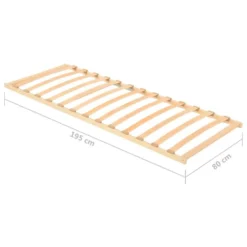 VidaXL - Lattenbodem Met 13 Latten - Bruin - Hout - 80 X 200 Cm 13 VidaXL - Lattenbodem Met 13 Latten - Bruin - Hout - 80 X 200 Cm -VIDAXL Winkel 6283e024d2714b04b41a0f60471a6822