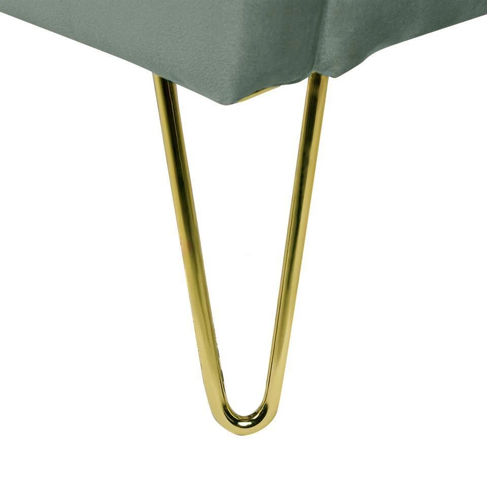 AMBILLOU - Tweepersoonsbed - Groen - 160 X 200 Cm - Fluweel 10 AMBILLOU - Tweepersoonsbed - Groen - 160 X 200 Cm - Fluweel - Afbeelding 10