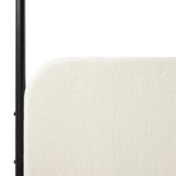 DANNEMOIS - Tweepersoonsbed - Gebroken Wit - 160x200 Cm - Bouclé -VIDAXL Winkel 6c361cafbbfe44248c90c10296abbfac