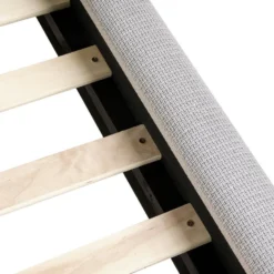 BAJONNA - Tweepersoonsbed - Lichtgrijs - 160 X 200 Cm - Stof -VIDAXL Winkel 70efeb7f92814bd3b0af6095c16a014c