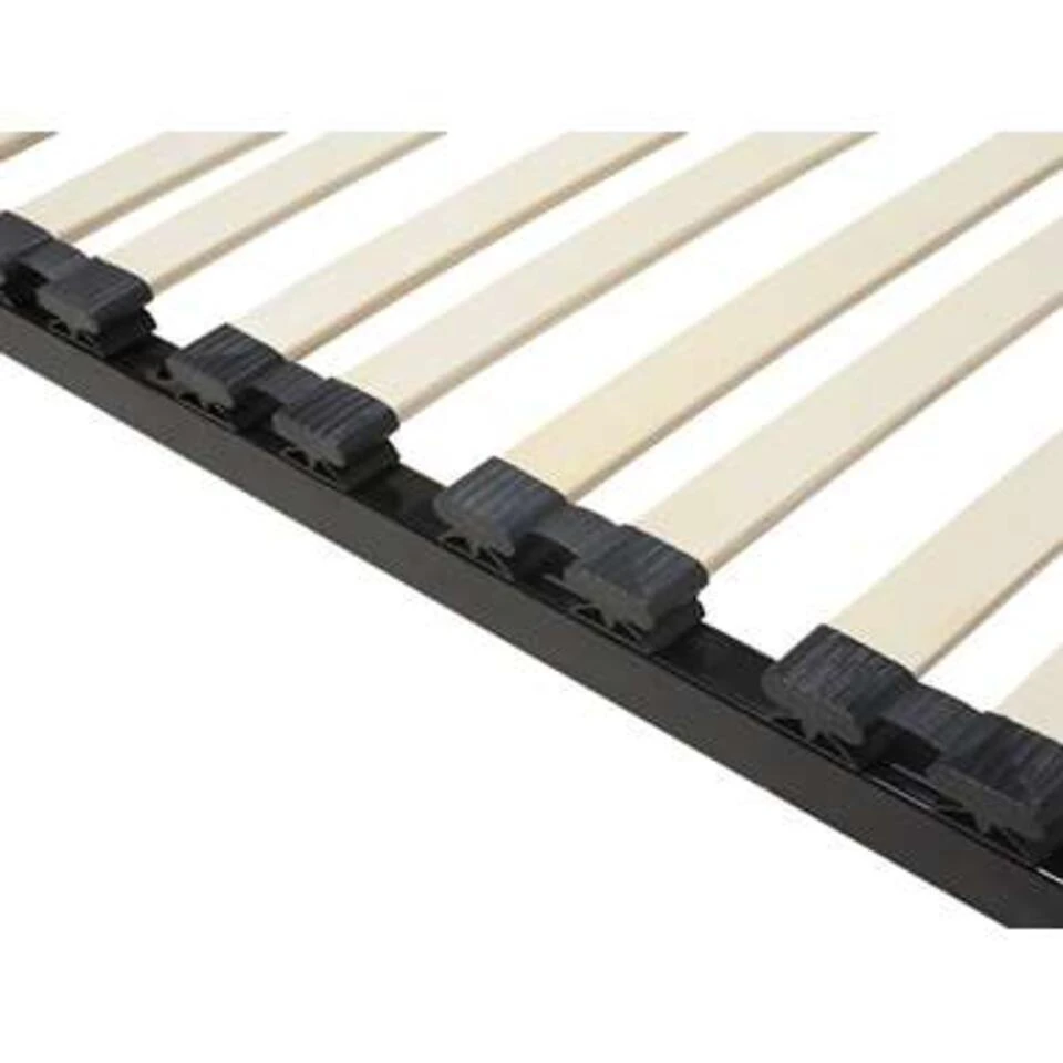 BASIC - Vrijstaande Lattenbodem - Zwart - 140 X 200 Cm - Staal 2 BASIC - Vrijstaande Lattenbodem - Zwart - 140 X 200 Cm - Staal - Afbeelding 2