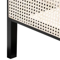 GONFARON - Tweepersoonsbed - Zwart - 180 X 200 Cm - Dennenhout -VIDAXL Winkel 781da13d07e74ddb8f1ecc0de486f613