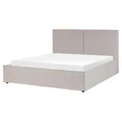 MOISSAC - Bed - Lichtgrijs - 160 X 200 Cm - Polyester -VIDAXL Winkel 79072802f1934278aff83969e5be04f1