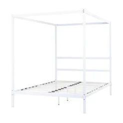 LESTARDS - Hemelbed - Wit - 140 X 200 Cm - Staal -VIDAXL Winkel 7ea222a5caa84535ae7b8d71d02302d0