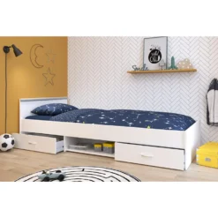 Bed Natan Incl. Lades - Wit - 90x200 Cm -VIDAXL Winkel 81008998 1200