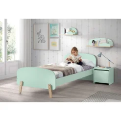 Vipack Bed Kiddy - Mintgroen - 72,5x95x205,5 Cm -VIDAXL Winkel 81013582 0200