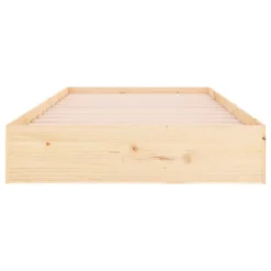 VidaXL - Bed Frame Pallet Met Lattenbodem - Naturel- Massief Hout - 90x200 Cm 12 VidaXL - Bed Frame Pallet Met Lattenbodem - Naturel- Massief Hout - 90x200 Cm -VIDAXL Winkel 836310b66f6043da81d80bbad099a611
