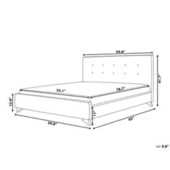 AMBASSADOR - Tweepersoonsbed - Zwart - 140 X 200 Cm - Chenille -VIDAXL Winkel 83f1d55c55cb4276a0879ce52f5c5781