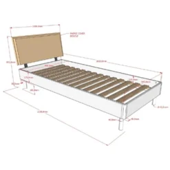 Eenpersoonsbed Forrest 90x200cm - Massief Beukenhout - Wit -VIDAXL Winkel afa51b90820e490eb96328c0d7a309ef