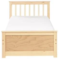 OLENDON - Eenpersoonsbed - Lichtbruin - 90 X 200 Cm - Dennenhout -VIDAXL Winkel b35fc0d8f51145569f700b2bb49171ad