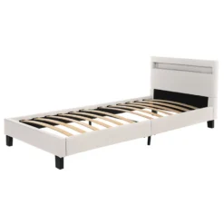 Merkloos HOME DELUXE LED Bed ASTRO Wit 90 X 200 Cm -VIDAXL Winkel b50c28d1a85246d1b827493bfa387d0f