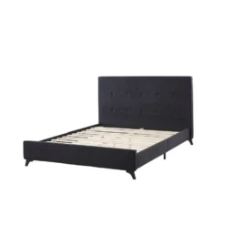 AMBASSADOR - Tweepersoonsbed - Zwart - 140 X 200 Cm - Chenille -VIDAXL Winkel b7fedab843e54c2e90554659a50d0381