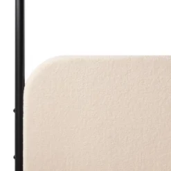 DANNEMOIS - Tweepersoonsbed - Beige - 160x200 Cm - Bouclé -VIDAXL Winkel c2cc9342cbac4a0ea63b35390e272b16