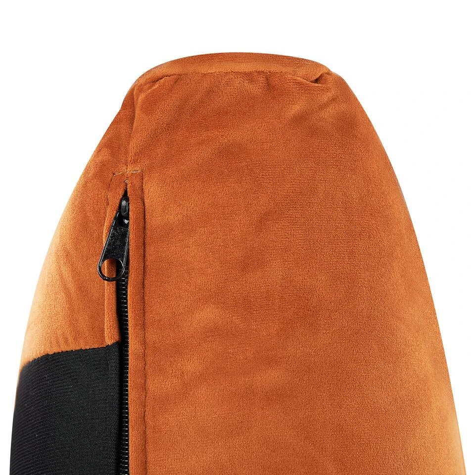 MELLE - Tweepersoonsbed - Oranje - 160 X 200 Cm - Fluweel 10 MELLE - Tweepersoonsbed - Oranje - 160 X 200 Cm - Fluweel - Afbeelding 10