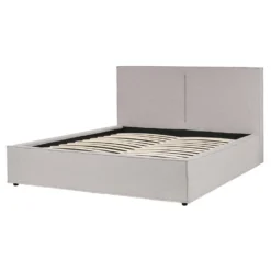 MOISSAC - Bed - Lichtgrijs - 160 X 200 Cm - Polyester -VIDAXL Winkel cd4828161cdd42da9c23e8c0de3a468c