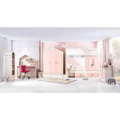 Merkloos Cento Pink Stapelbed Bedhuisje Meisjeskamer 200x90 - 200x100 Cm -VIDAXL Winkel cdc0fcaa6a82408b9a1b45f1c22720e1 1