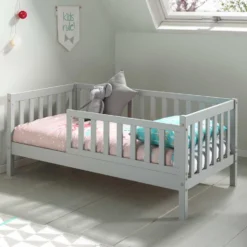 Peuterbed Petronille 70 X 140cm Dennenhout - Grijs -VIDAXL Winkel cf4419f4f10247bf9f225aed214950a3