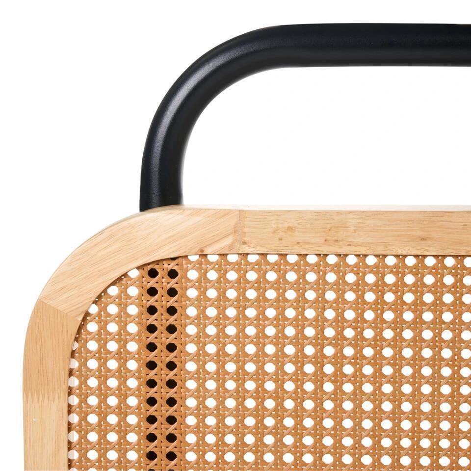 BOUSSICOURT - Tweepersoonsbed - Lichtbruin - 160 X 200 Cm - Rubberhout 7 BOUSSICOURT - Tweepersoonsbed - Lichtbruin - 160 X 200 Cm - Rubberhout - Afbeelding 7