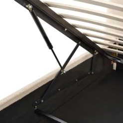 LAVAUR - Bed Met Opbergruimte - Beige - 160 X 200 Cm - Bouclé -VIDAXL Winkel dc22e73d8289458da92043be4600c6ab