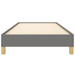 VidaXL - Bed Frame Zonder Matras - Grijs En Geel - Stof - 80x200 Cm -VIDAXL Winkel defc89ed2ddc4f63b11cd0d6e5ee1fae