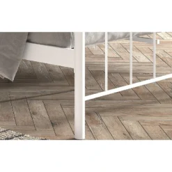 Bed Liza 140x200 Met Lattenbodem - Wit -VIDAXL Winkel e262875db37c44f99d840a75afc39220